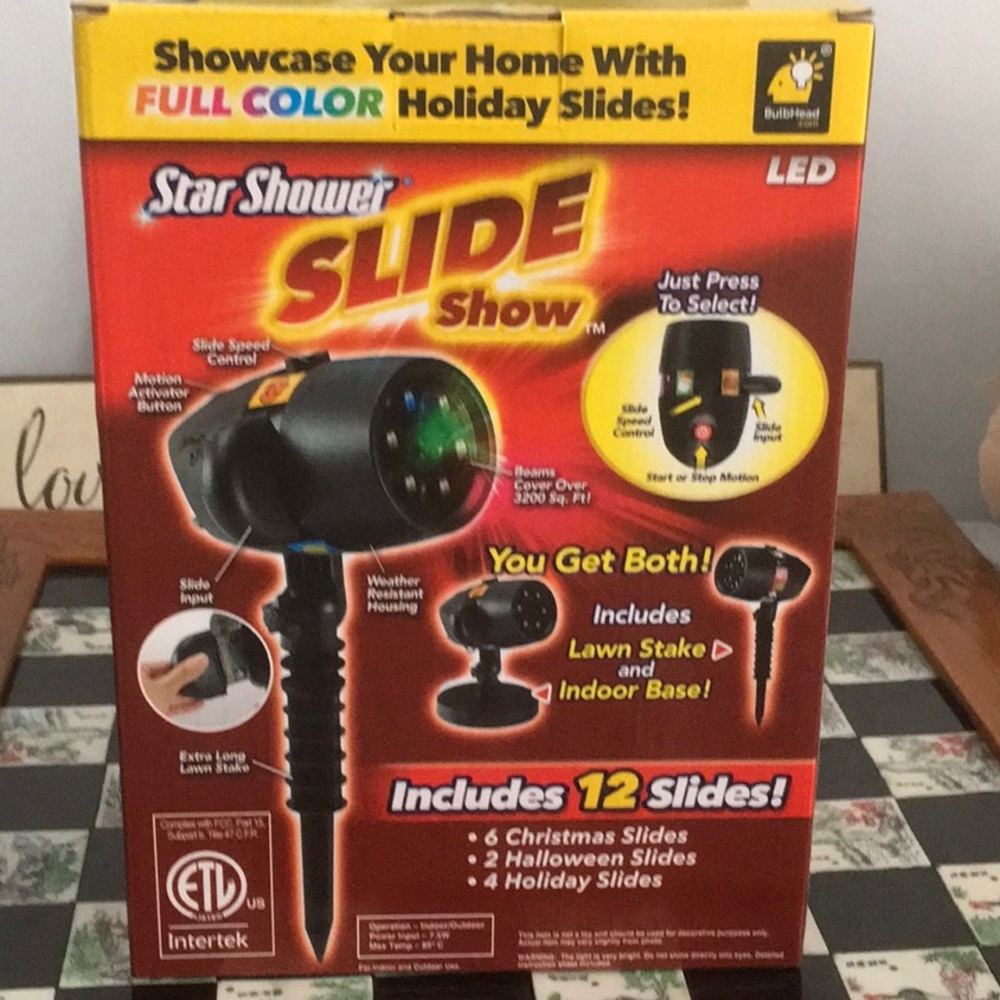 Star Shower Slide Show NWT Benefits Charity